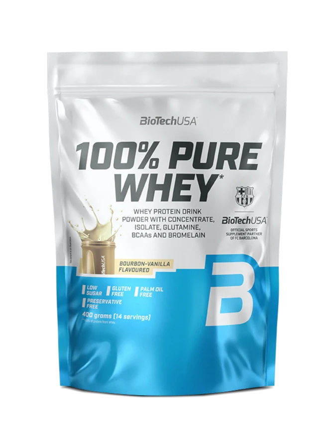 Proteina din Zer, BioTechUSA, 100% Pure Whey, 400g