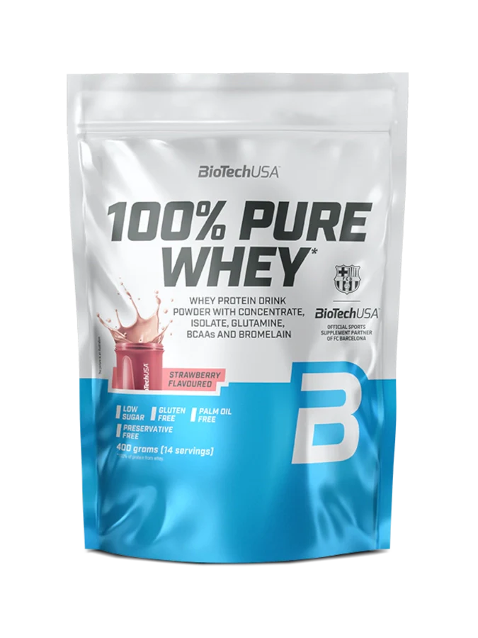 Proteina din Zer, BioTechUSA, 100% Pure Whey, 400g