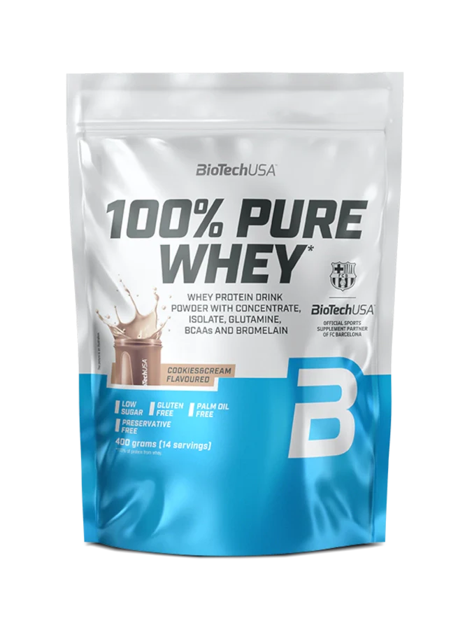 Proteina din Zer, BioTechUSA, 100% Pure Whey, 400g