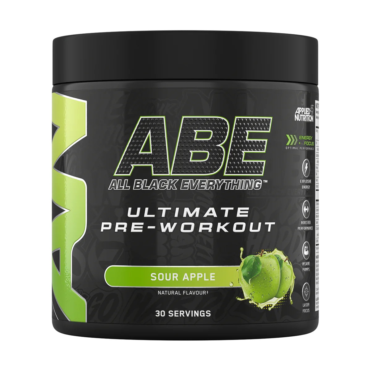Pre-Workout, Applied Nutrition, ABE, Ultimate Pre-Workout, 375g