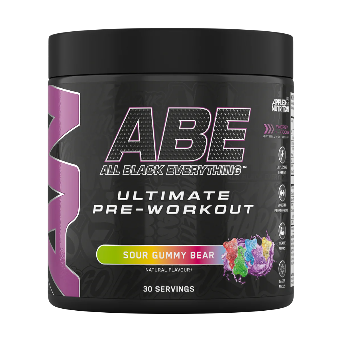 Pre-Workout, Applied Nutrition, ABE, Ultimate Pre-Workout, 375g