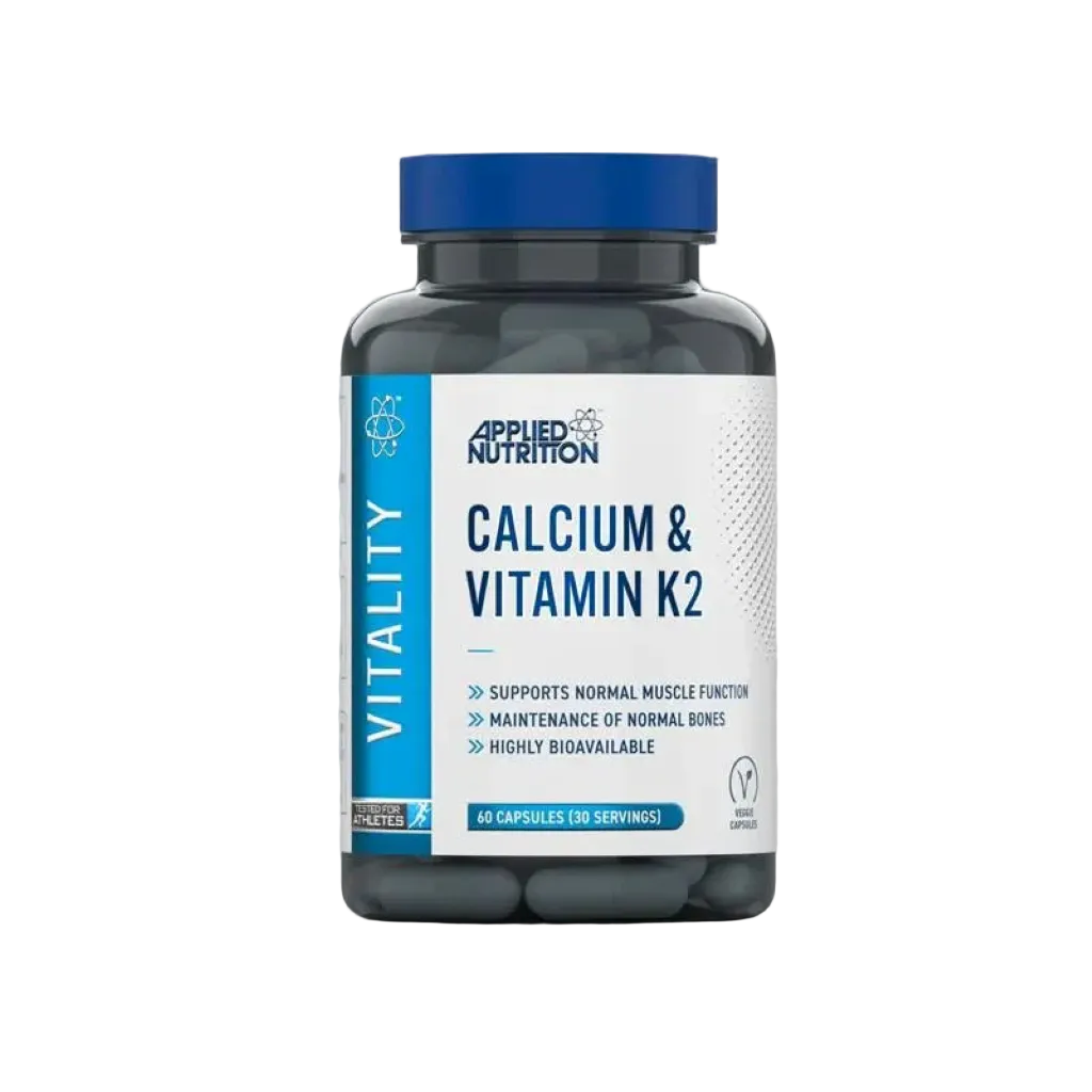 Calciu si Vitamina K2, Applied Nutrition, Calcium & Vitamin K2, 60 Capsule