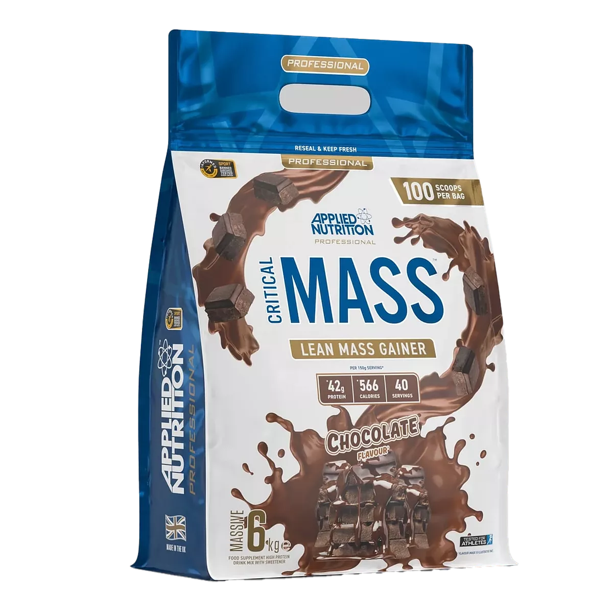 Proteina Masa Musculara, Applied Nutrition, Critical Mass, 6000g