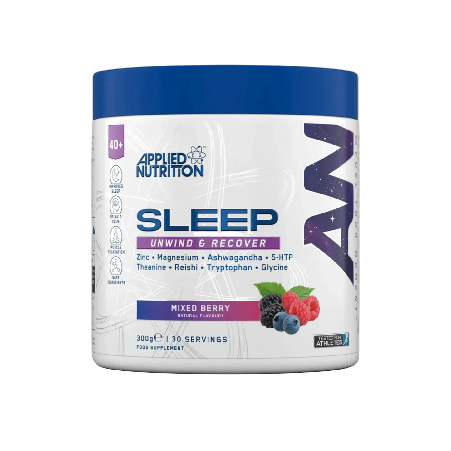 Supliment pentru Igiena Somnului, Applied Nutrition, Sleep, Unwind & Recover, 300g