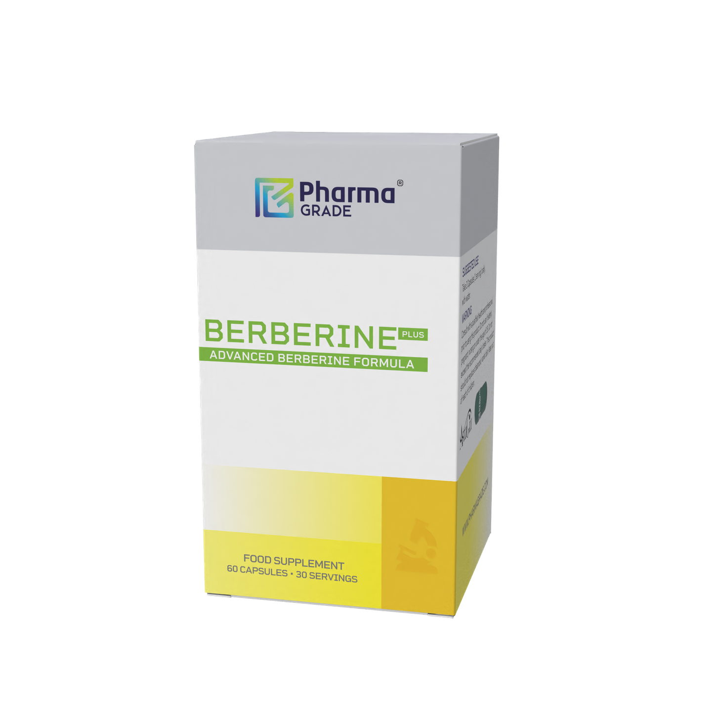 Berberina, Pharma Grade, Berberine Plus, 60 Capsule