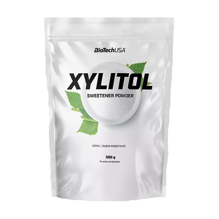 Indulcitor Natural, BioTechUSA, Xylitol, Sweetener Powder, 500g
