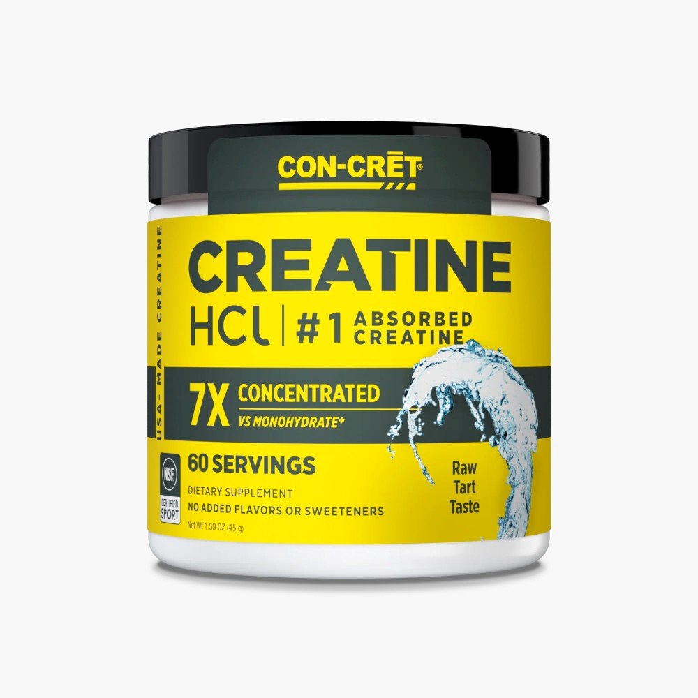 Creatina Hidroclorida, CON-CRET, Creatine HCl, 60 Serviri