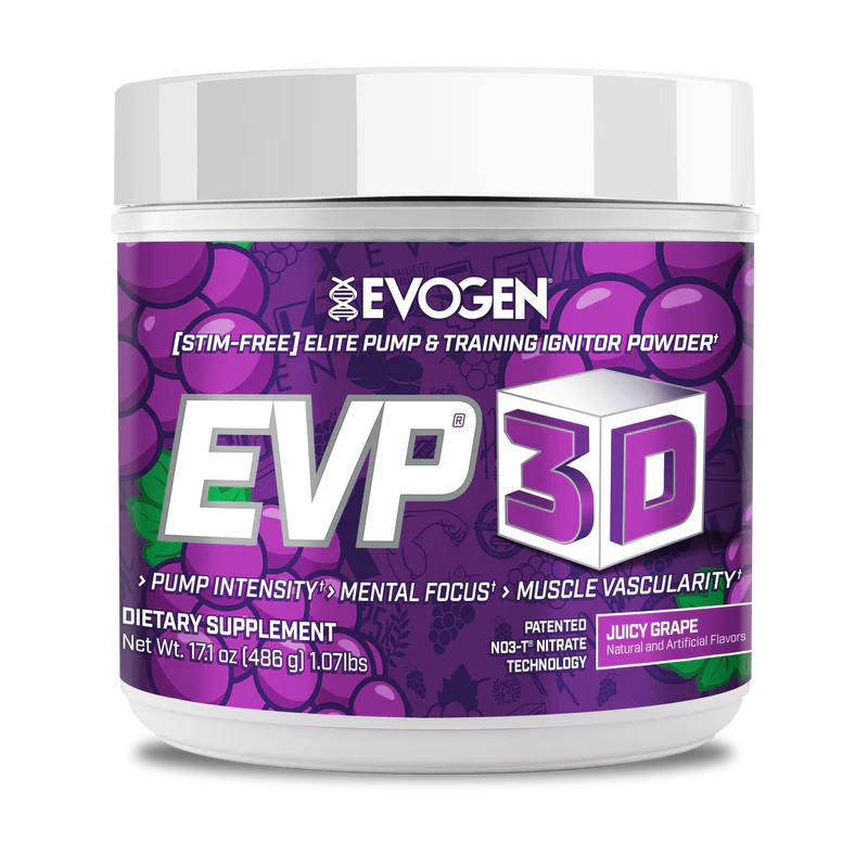 Pre-Workout fara Cafeina, Evogen, EVP 3D, 20 / 40 Serviri