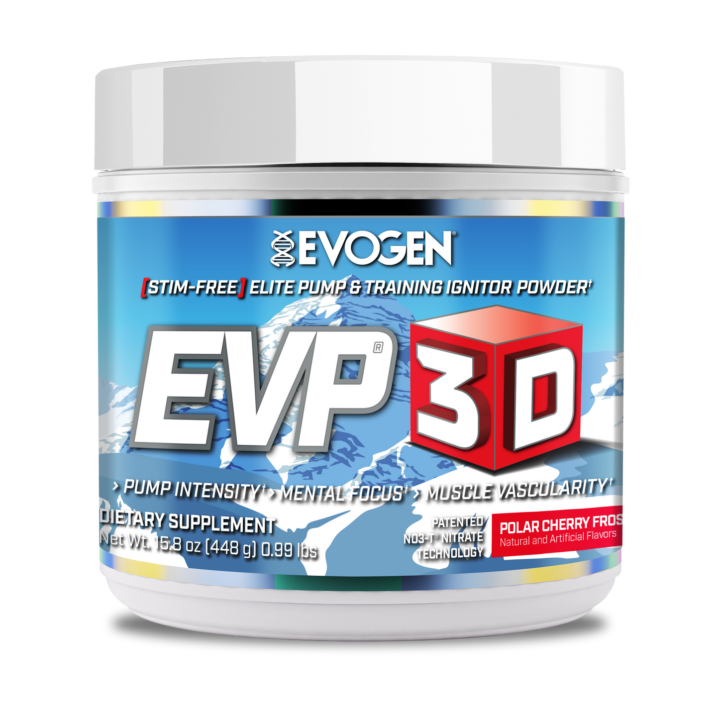 Pre-Workout fara Cafeina, Evogen, EVP 3D, 20 / 40 Serviri