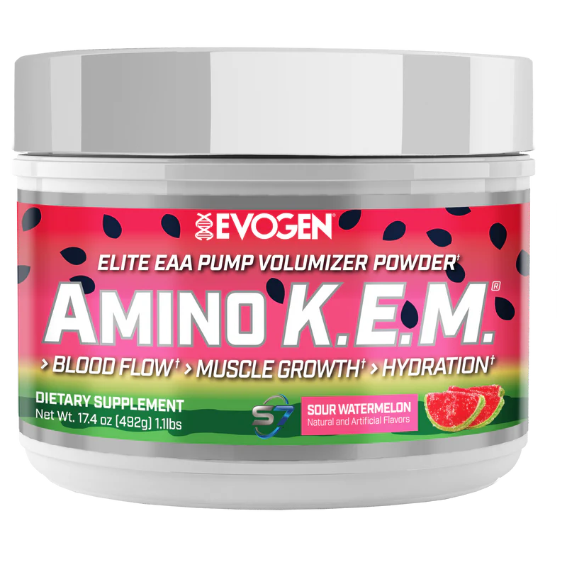 Aminoacizi Pudra, Evogen, Amino K.E.M. Elite EAA Pump Volumizer, 30 Serviri