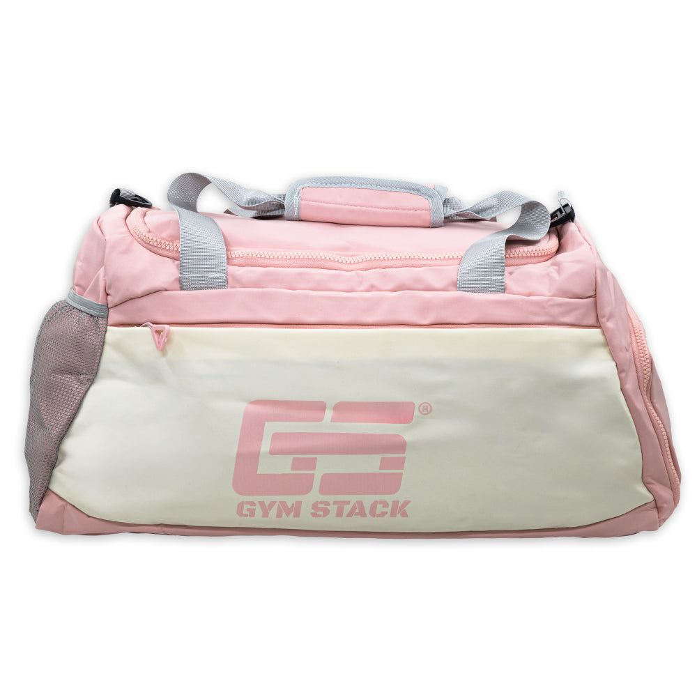 Geanta Fitness, Gym Stack, Sport Bag, Pink / White