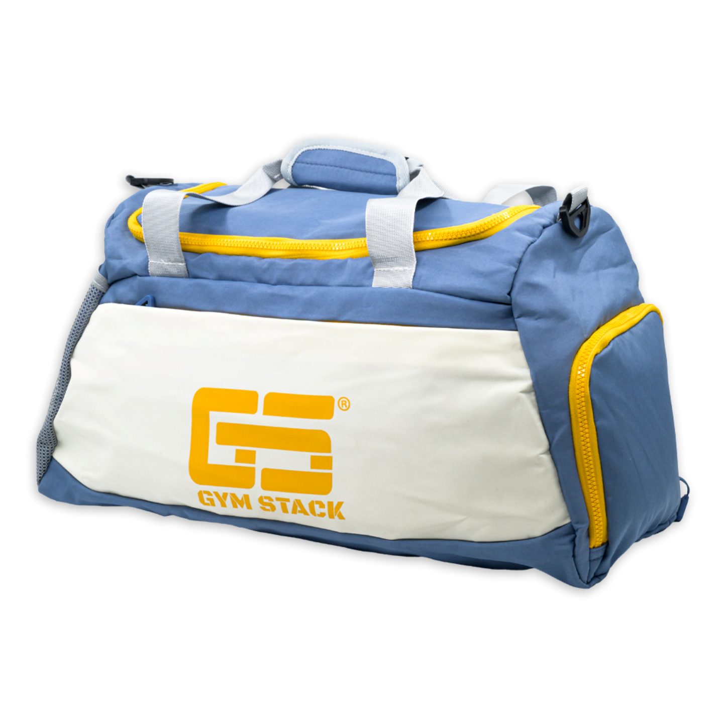 Geanta Fitness, Gym Stack, Sport Bag, Blue / Yellow