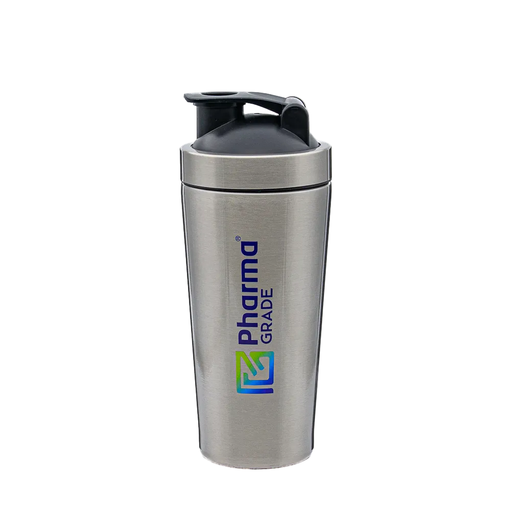 Shaker Metalic, Pharma Grade, Metalic Shaker, 750ml