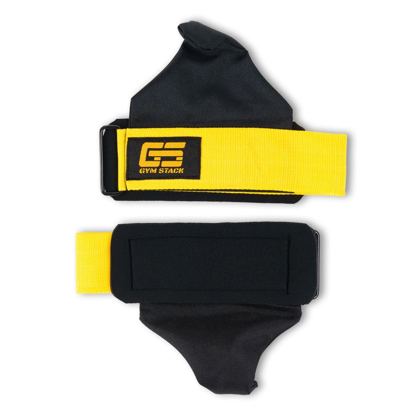 Chingi cu Carlig, Gym Stack, Lifting Hook Cordura, Negru / Galben