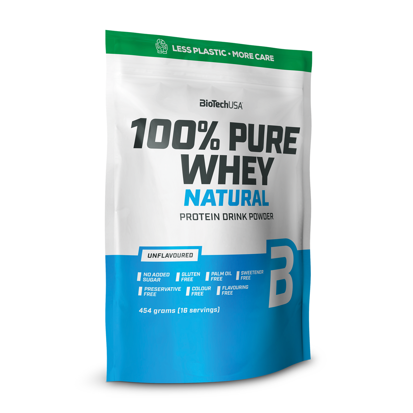 Proteina din Zer, BioTechUSA, 100% Pure Whey, 454g