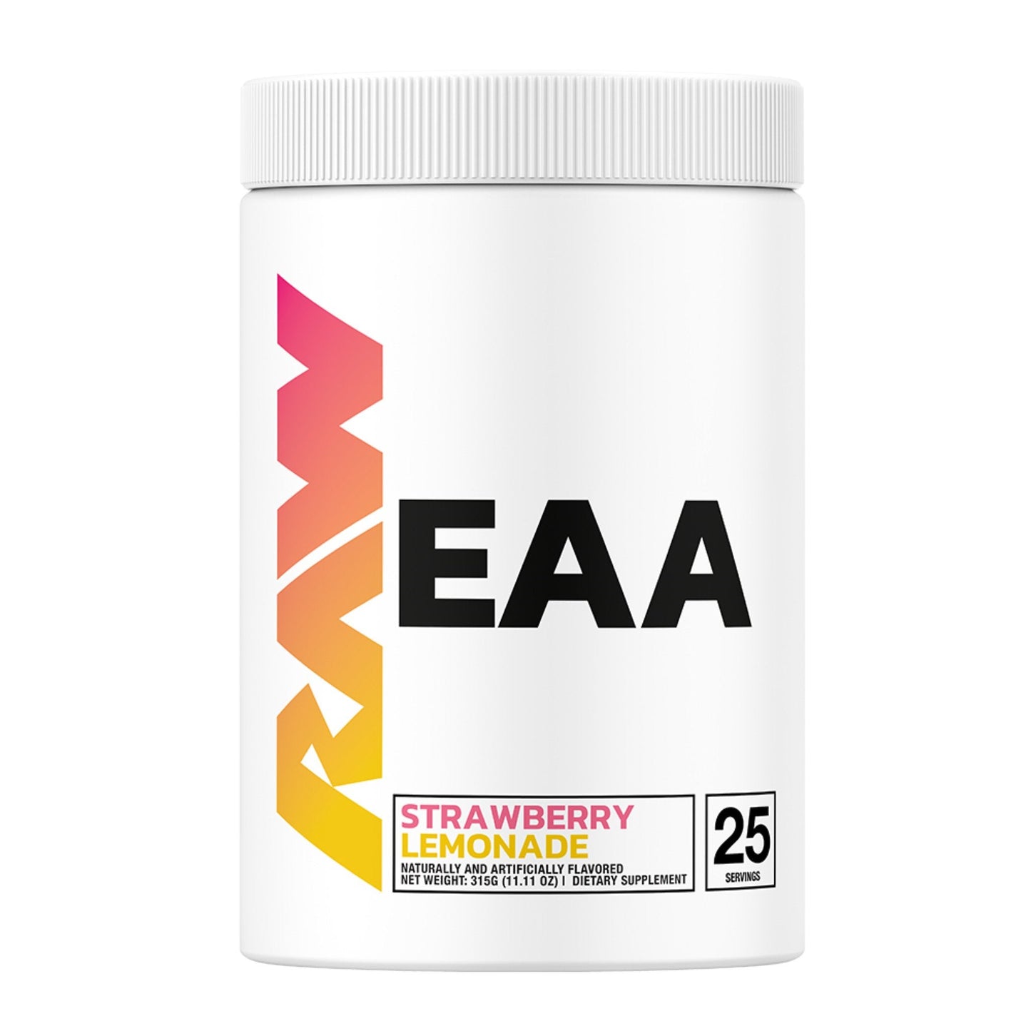 Aminoacizi Esentiali Pudra, RAW Nutrition, EAA - ESSENTIAL AMINO ACIDS, 315g - Magazin suplimente nutritive - gym-stack.ro