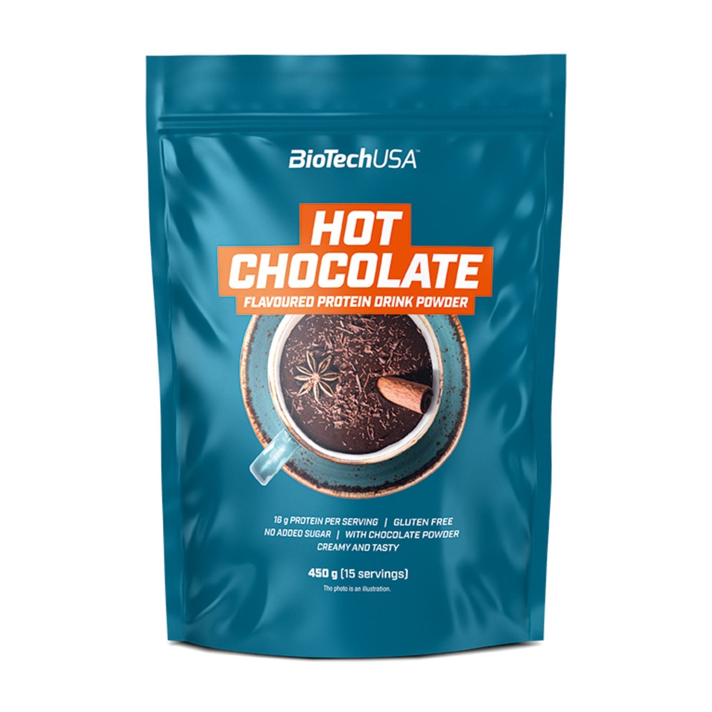 Ciocolata calda proteica - BiotechUsa Hot Chocolate 450 g