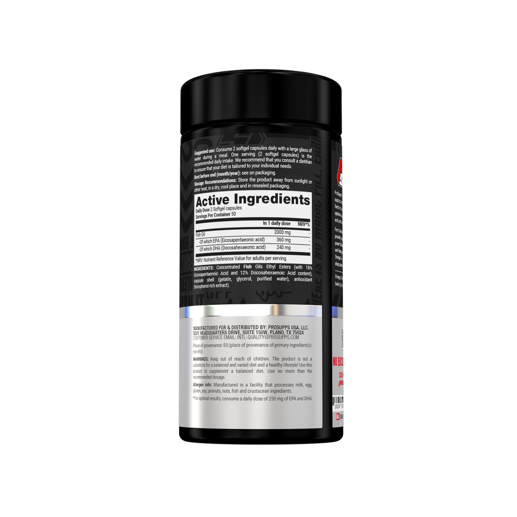 Acizi Grasi, ProSupps, Omega 3, 100 Softgels