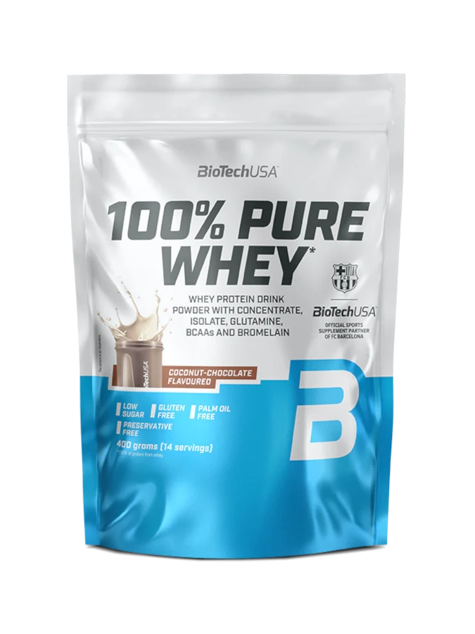 Proteina din Zer, BioTechUSA, 100% Pure Whey, 400g