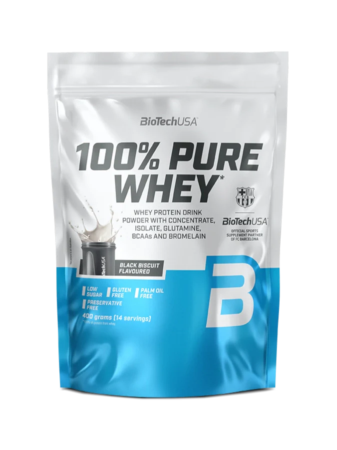 Proteina din Zer, BioTechUSA, 100% Pure Whey, 400g