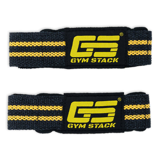 Chingi, Gym Stack, Lifting Straps, Black / Yellow