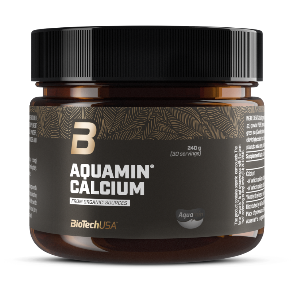 Complex de Calciu din Alge Marine, BioTechUSA, Aquamin Calcium, 240g