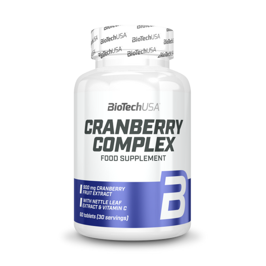Extract de Merisor si Vitamina C, BioTechUSA, Cranberry Complex, 60 Tablete