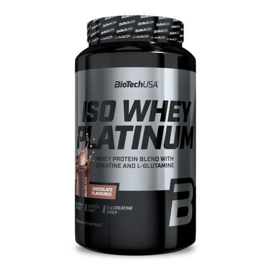 Proteina din Zer Izolat, BioTechUSA, Iso Whey Platinum, 908g