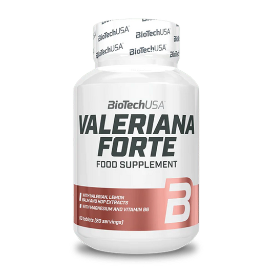 Supliment pentru Igiena Somnului, BioTechUSA, Valeriana Forte, 60 Tablete