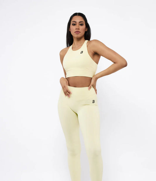 Bustiera Sport, BioTechUSA, Women Sport Bra Yellow