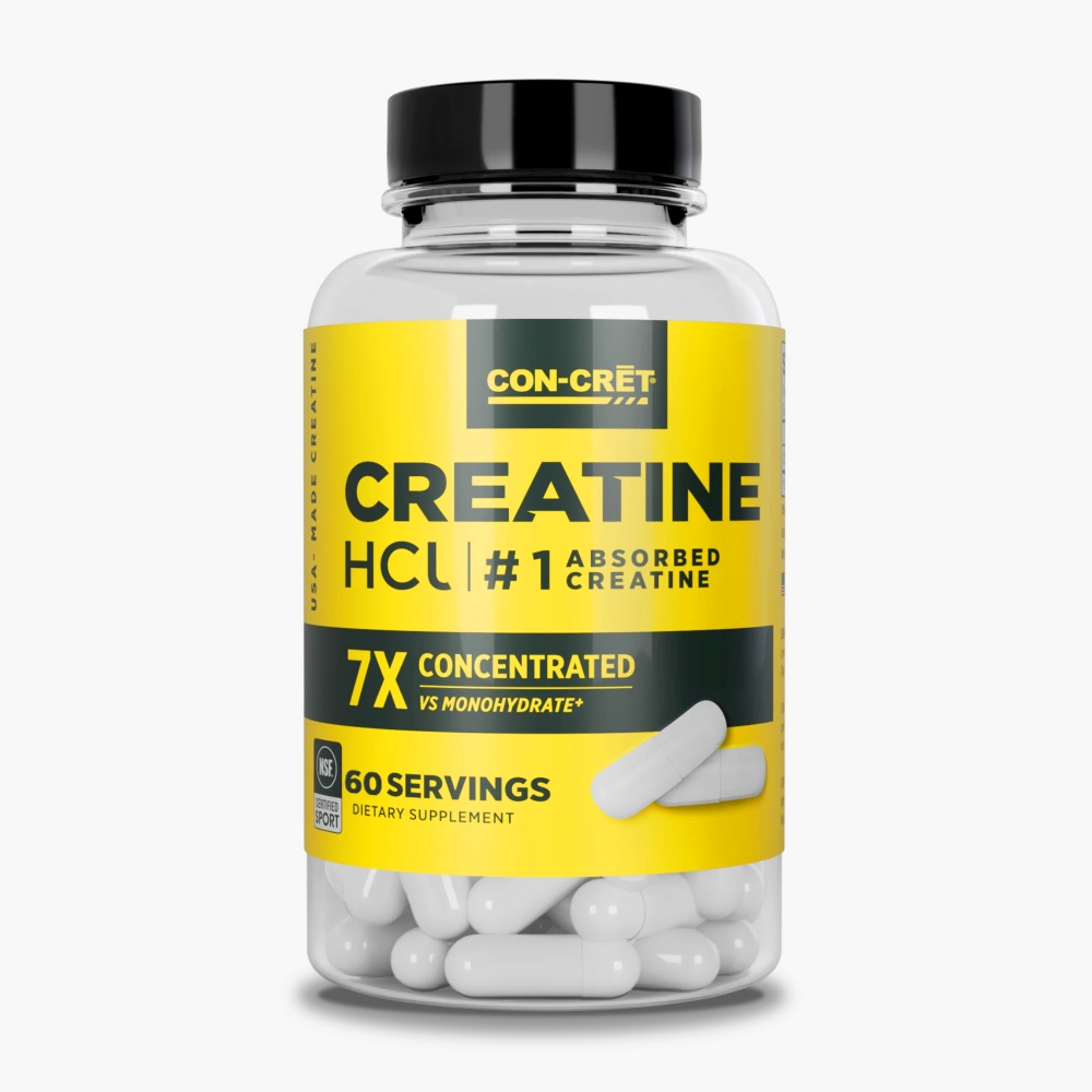 Creatina Hidroclorida, CON-CRET, Creatine HCL, 60 Capsule