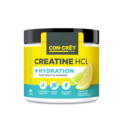 Creatina Hidroclorida + Electroliti, CON-CRET + Hydration, 40 Serviri