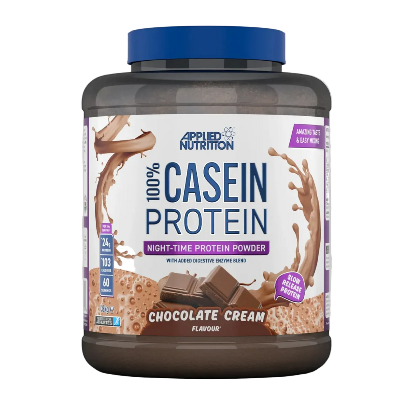 Cazeina, Applied Nutrition, 100% Casein Protein, 1800g