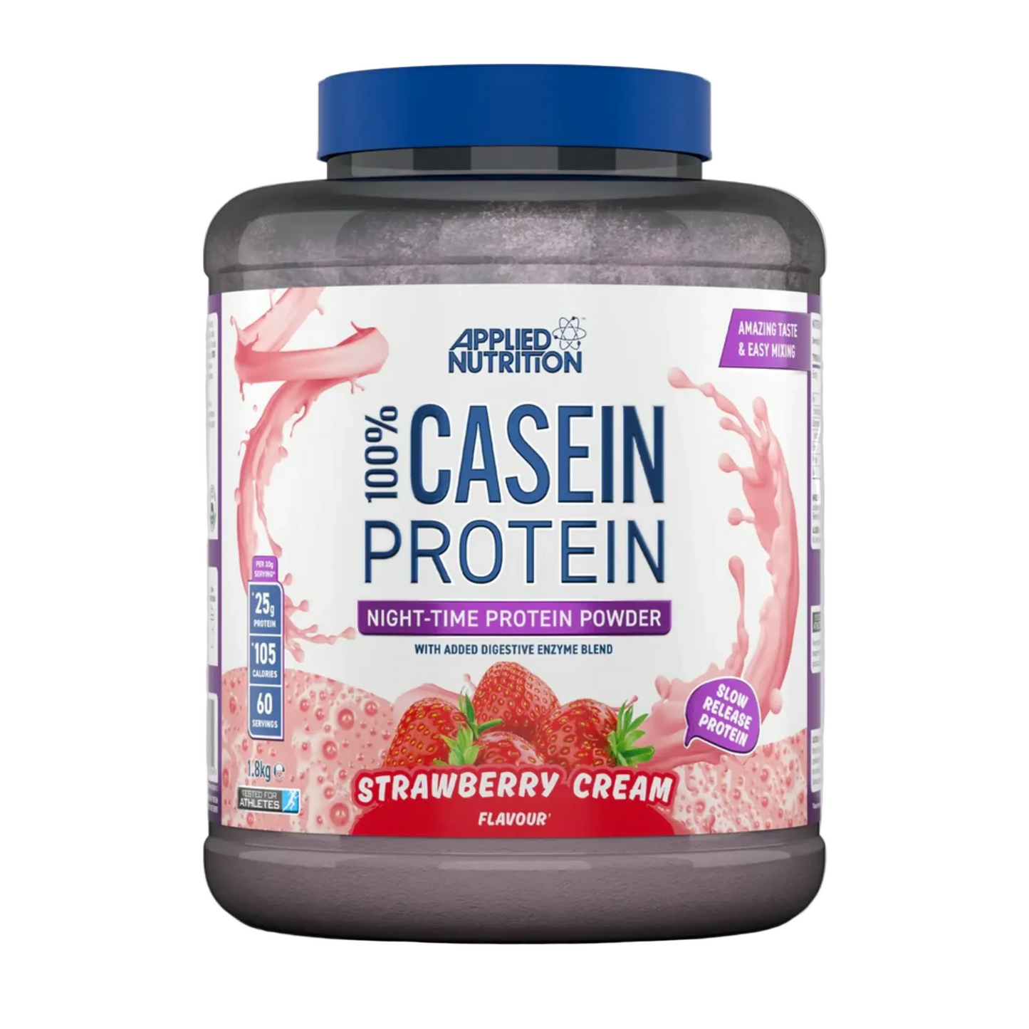Cazeina, Applied Nutrition, 100% Casein Protein, 1800g