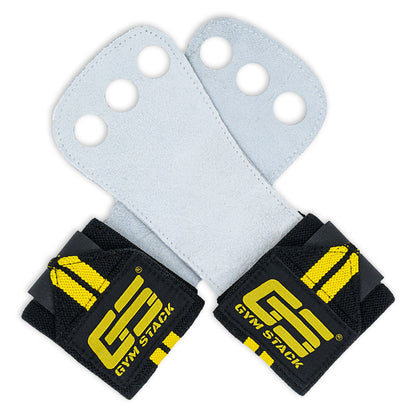 Palmare cu Protectie, Gym Stack, Grip Pad, Elastic Leather