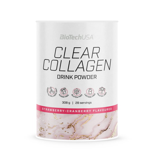 Colagen Pudra, BioTechUSA, Clear Collagen, 308g