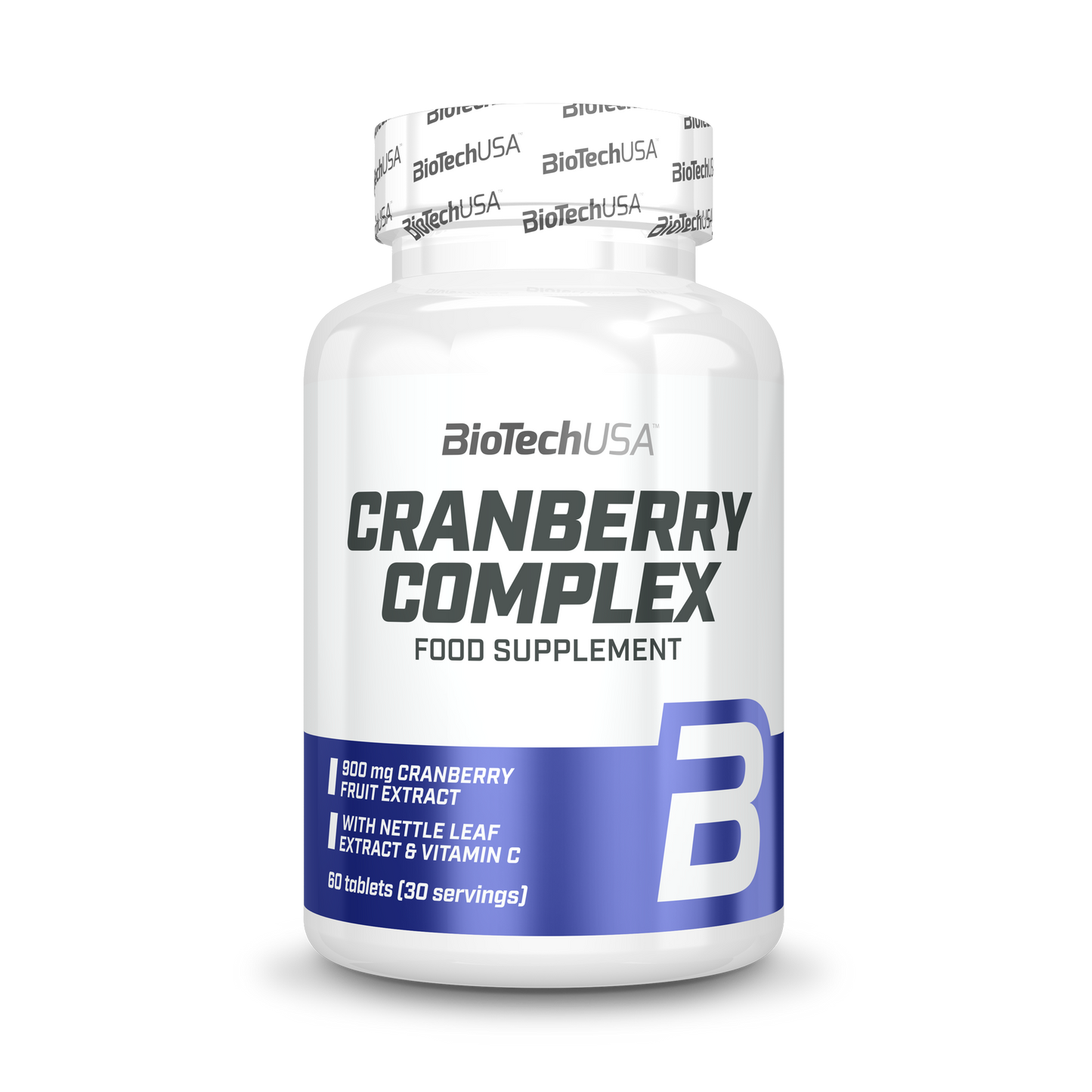 Extract de Merișor și Vitamina C, BioTechUSA, Cranberry Complex, 60 Tablete
