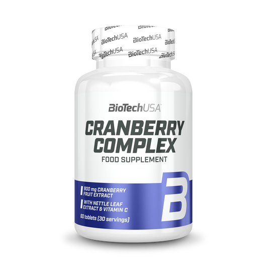 Extract de Merișor și Vitamina C, BioTechUSA, Cranberry Complex, 60 Tablete