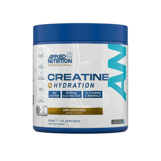Creatina + Electroliti, Applied Nutrition, Creatine + Hydration Unflavoured, 330g