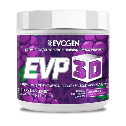 Pre-Workout fara Cafeina, Evogen, EVP 3D, 20 / 40 Serviri