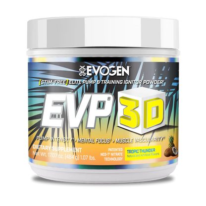 Pre-Workout fara Cafeina, Evogen, EVP 3D, 20 / 40 Serviri