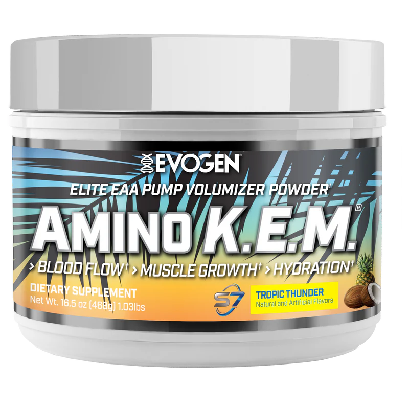 Aminoacizi Pudra, Evogen, Amino K.E.M. Elite EAA Pump Volumizer, 30 Serviri