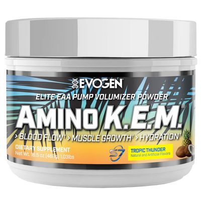 Aminoacizi Pudra, Evogen, Amino K.E.M. Elite EAA Pump Volumizer, 30 Serviri