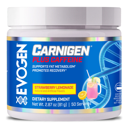 Carnitina plus Cafeina, Evogen, Carnigen Plus Caffeine, 50 Serviri