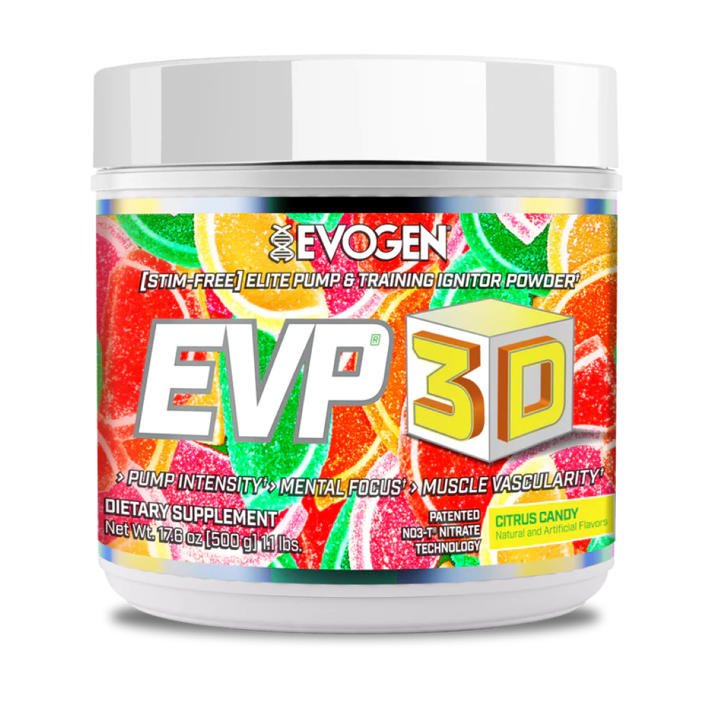 Pre-Workout fara Cafeina, Evogen, EVP 3D, 20 / 40 Serviri