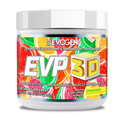 Pre-Workout fara Cafeina, Evogen, EVP 3D, 20 / 40 Serviri
