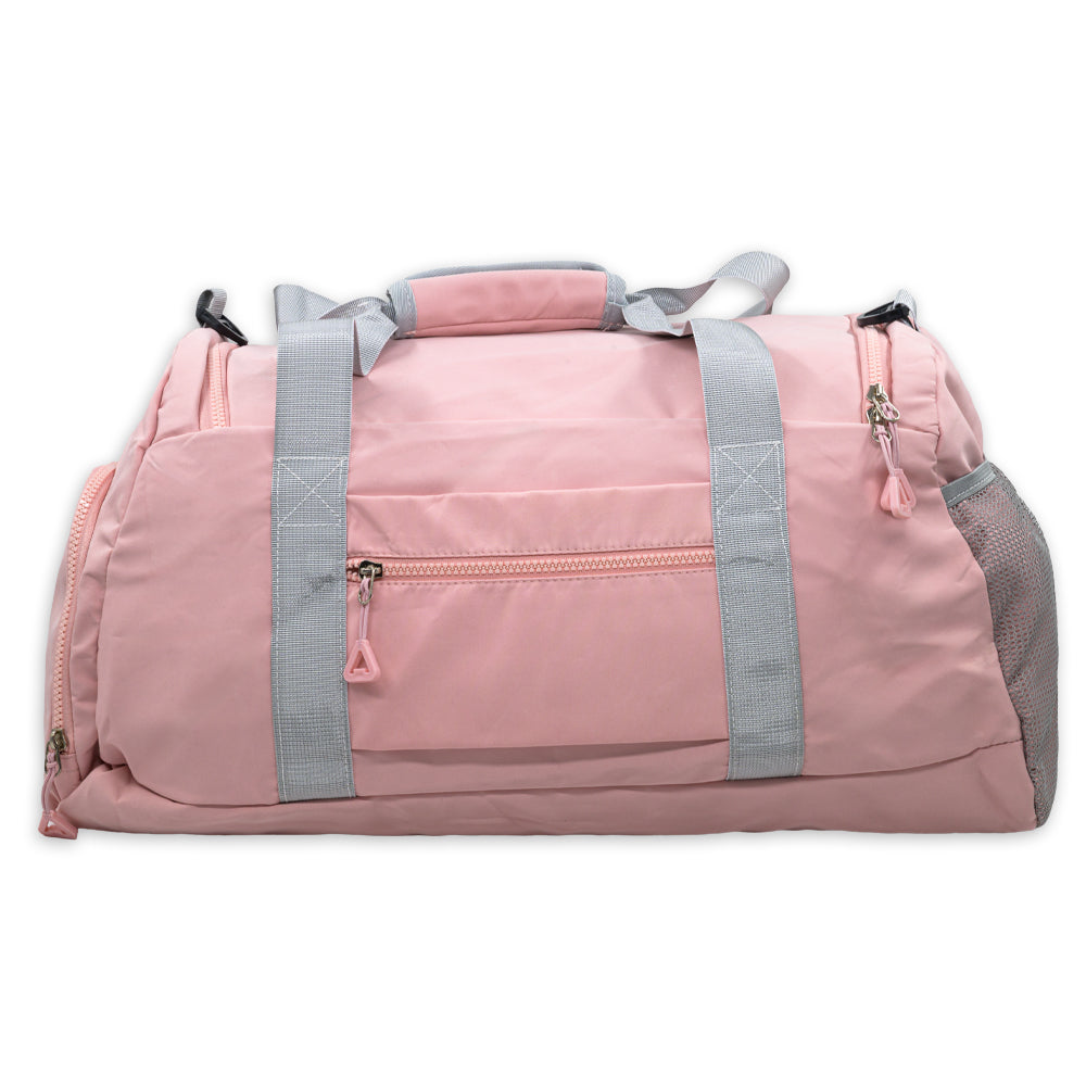 Geanta Fitness, Gym Stack, Sport Bag, Pink / White