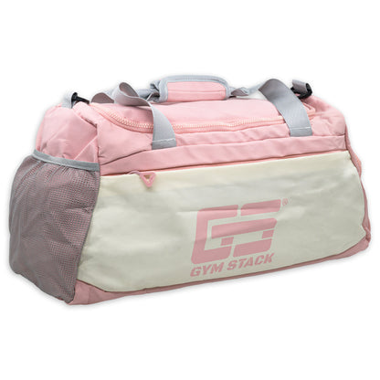 Geanta Fitness, Gym Stack, Sport Bag, Pink / White
