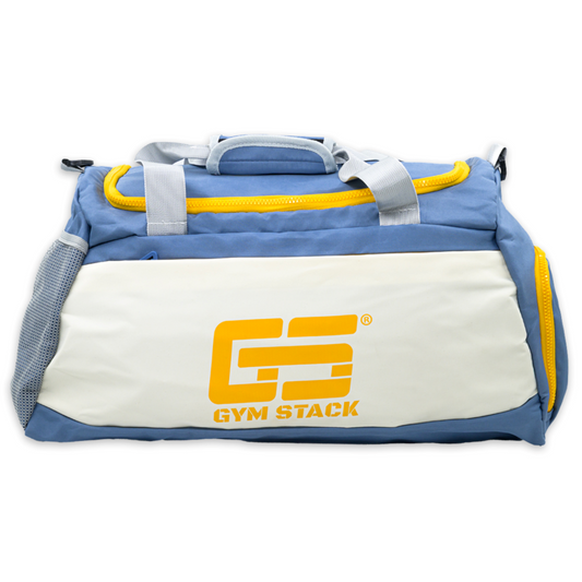 Geanta Fitness, Gym Stack, Sport Bag, Blue / Yellow