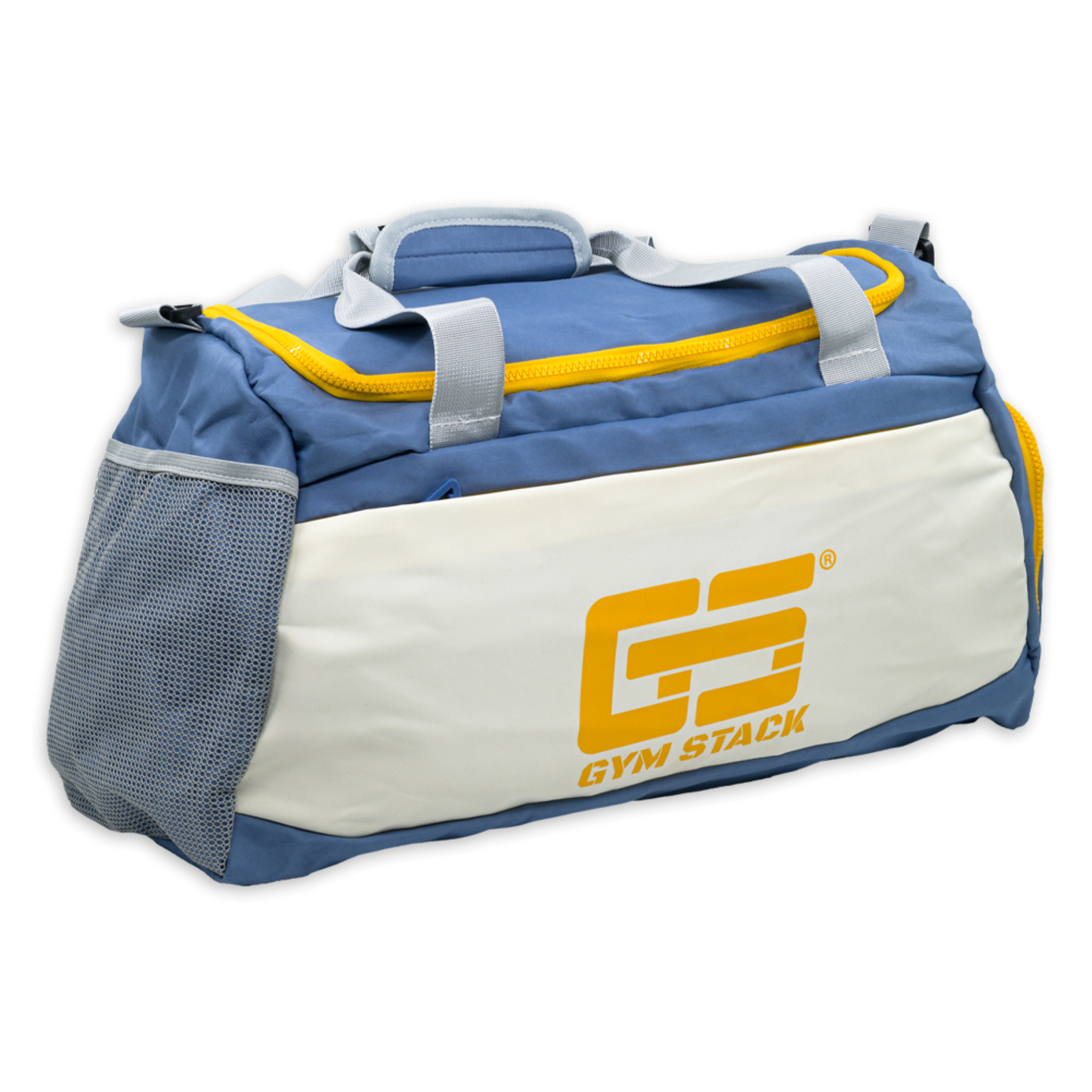 Geanta Fitness, Gym Stack, Sport Bag, Blue / Yellow